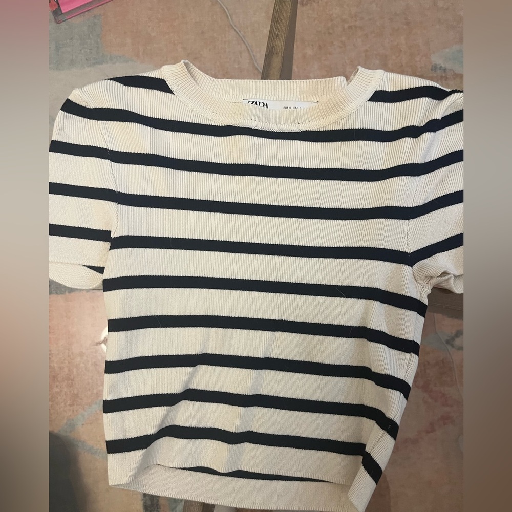Zara striped shirt.